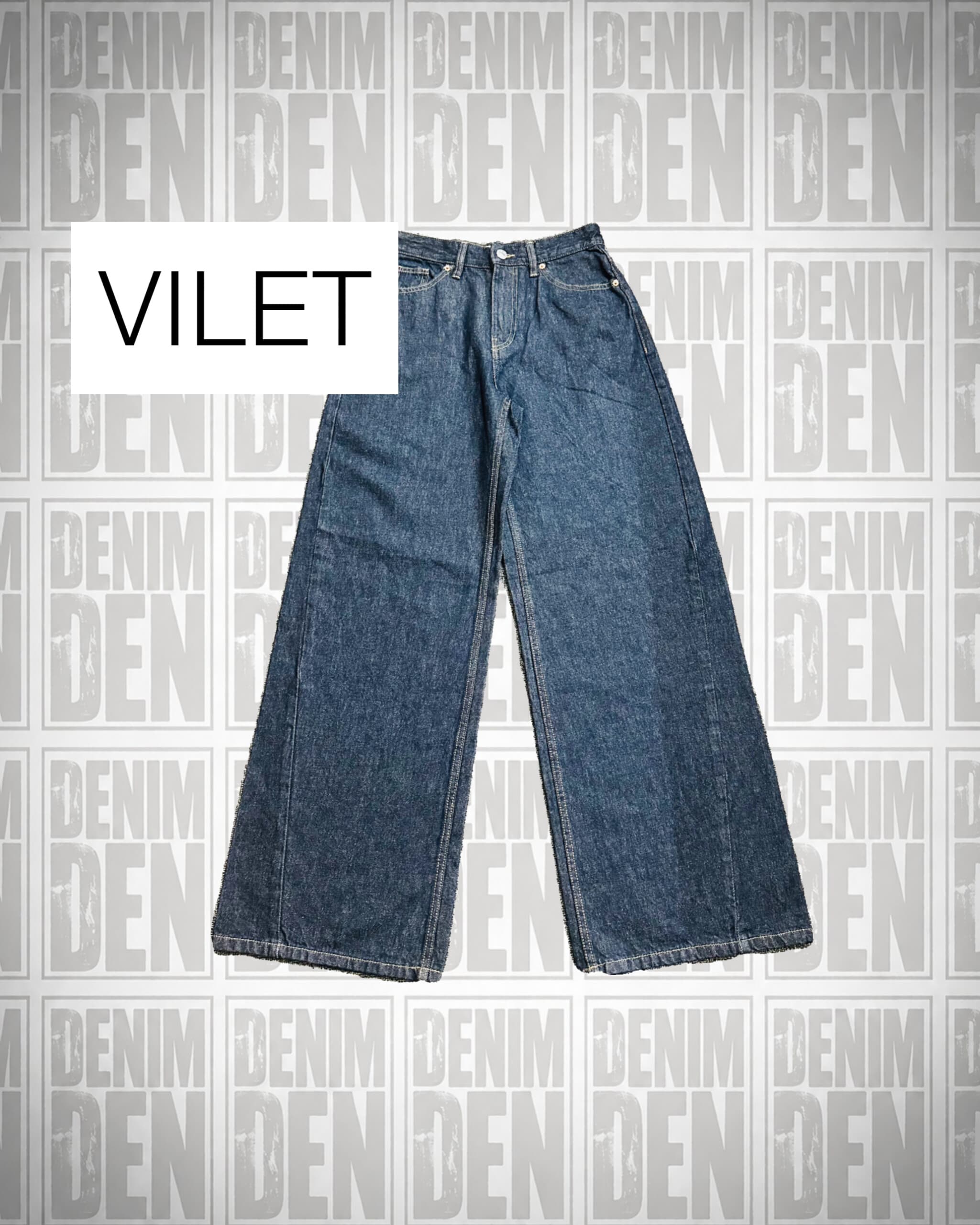 VILET Straight-Leg Wide Jeans